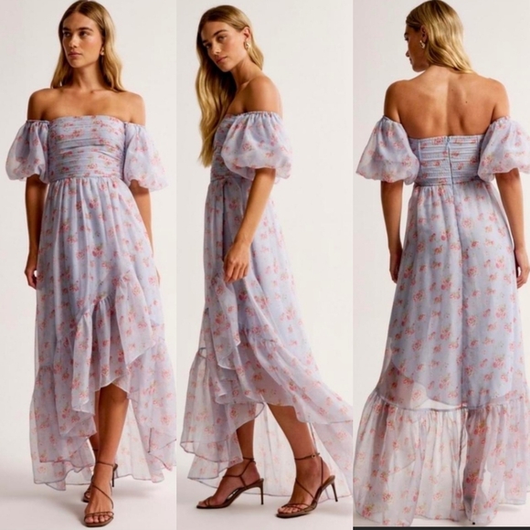 chinese dress ladies PALMER OFF SHOULDER MAXI DRESS